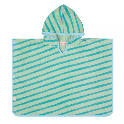 Kids towelling poncho