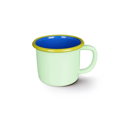 Enamel colorama mug