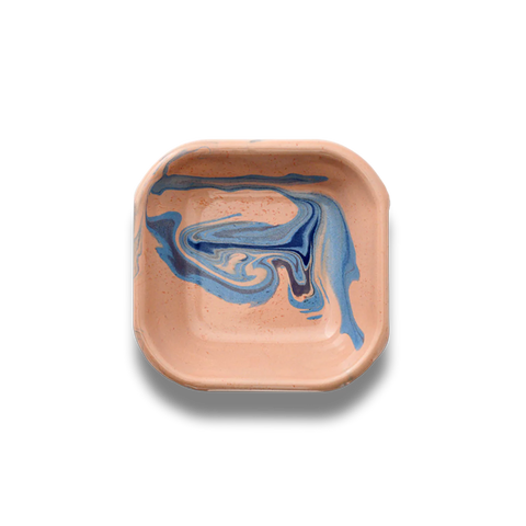 Square enamel dish