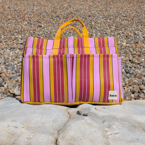 Beach bag and pouch set