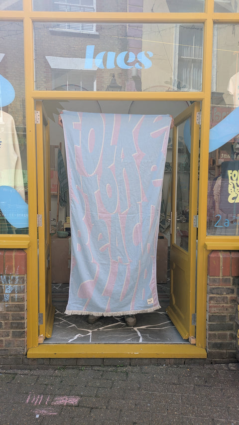 Folkestone Beach Club Turkish cotton towel