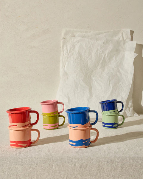 Enamel mug