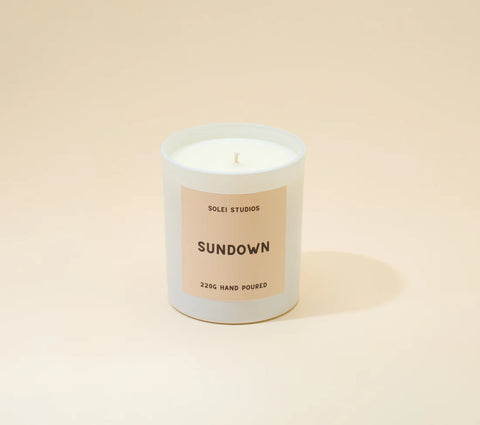 Sundown candle