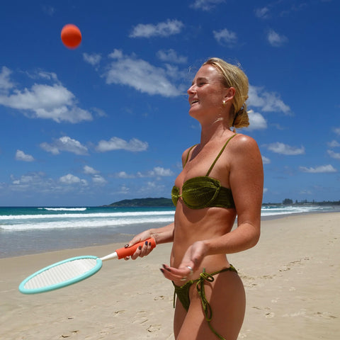 Foam beach paddles