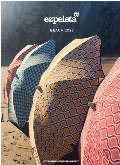 Geometric beach umbrella