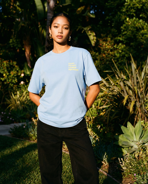 Lemon Squeezy T-Shirt - Light Blue