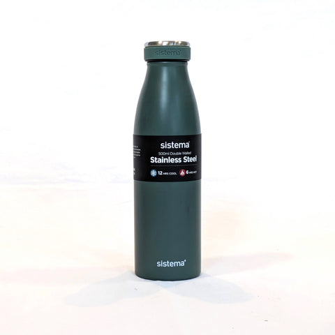 Steel vacuum flask