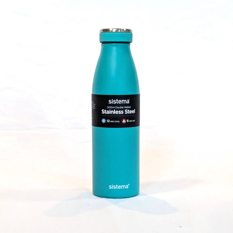 Steel vacuum flask