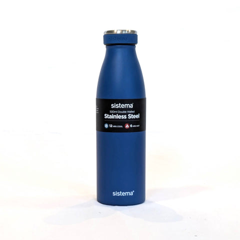 Steel vacuum flask