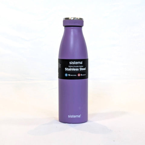 Steel vacuum flask