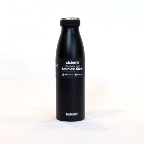 Steel vacuum flask