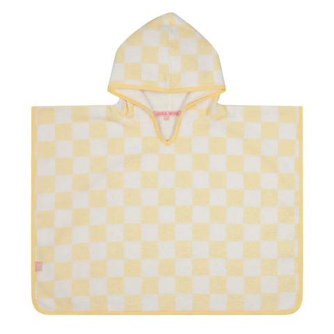 Kids towelling poncho