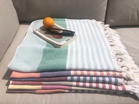 Striped Turkish beach towel