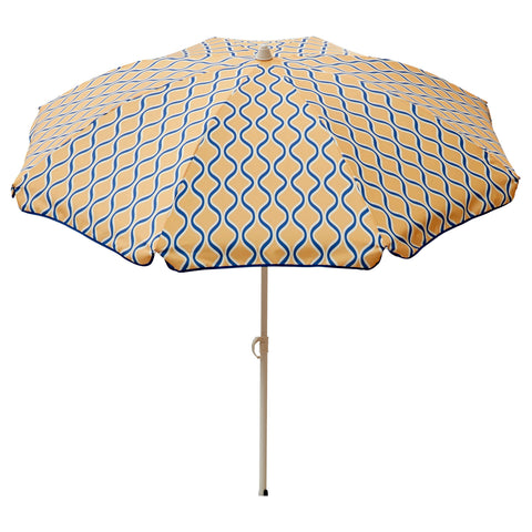 Geometric beach umbrella