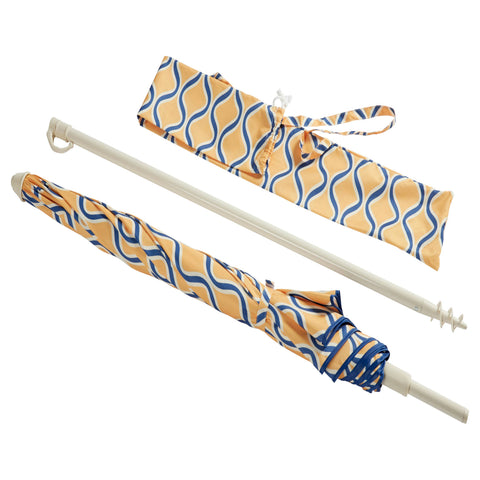 Geometric beach umbrella