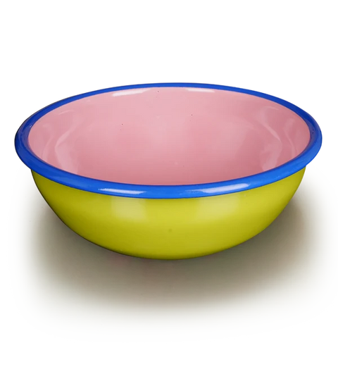 Large enamel bowl - Colorama