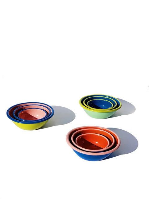 Large enamel bowl - Colorama