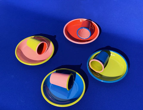 Enamel plate - Colorama