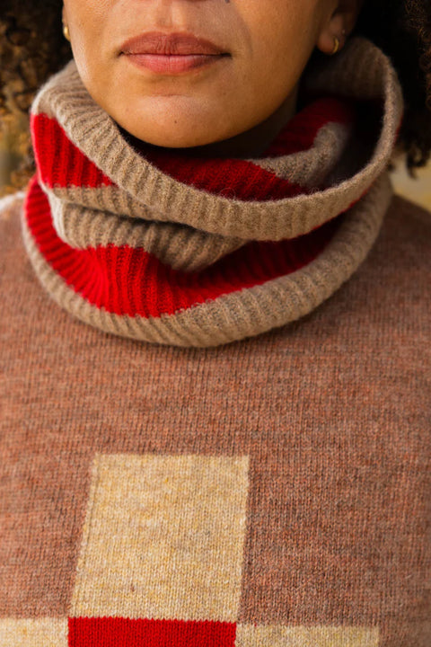 Stripe Fisherman Snood