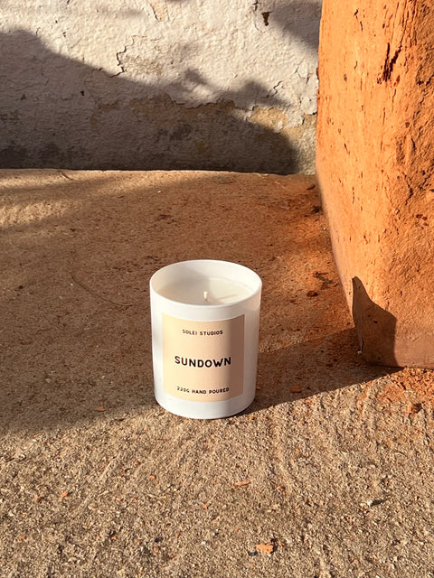 Sundown candle