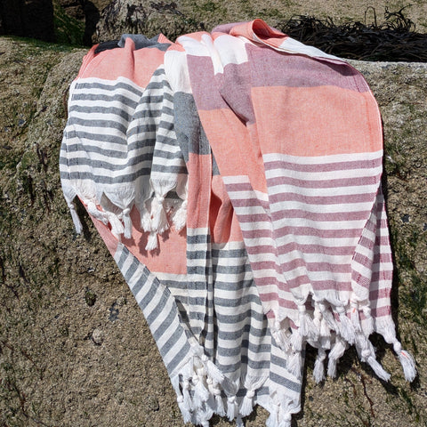 Striped Turkish beach towel