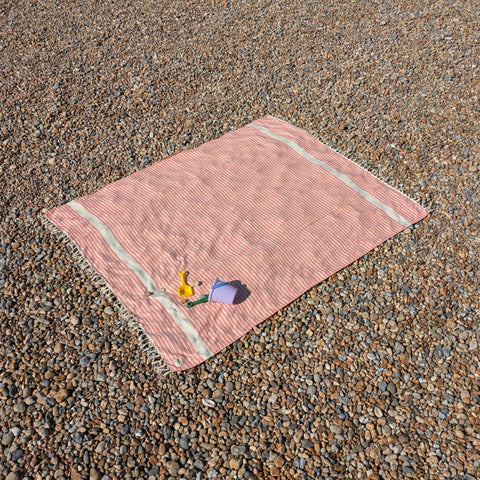 Family beach blanket