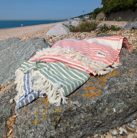 Family beach blanket