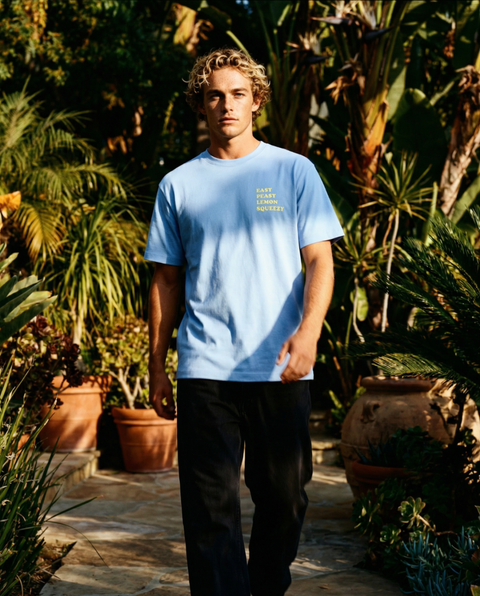 Lemon Squeezy T-Shirt - Light Blue