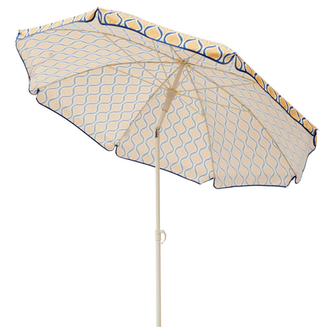 Geometric beach umbrella
