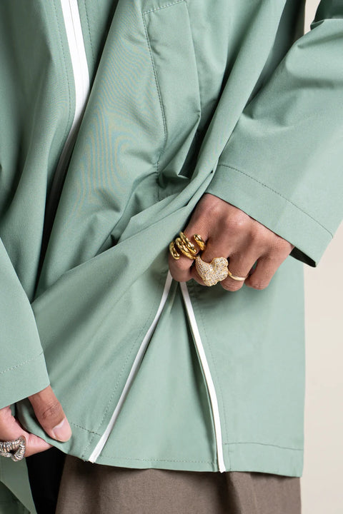 Liberte long rain jacket